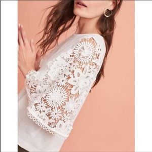 Anthropologie eri + ali Samara top size S